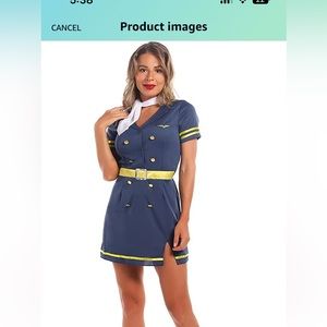Flight attendant costume